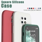 Противоударный чехол для Xiaomi Mi 11 Ultra, 10 Pro, 5G, 10T Lite, 9, 9T, 8 Pro, CC9, CC9e, Redmi Note 7, 8, 8T, квадратный, из жидкого силикона