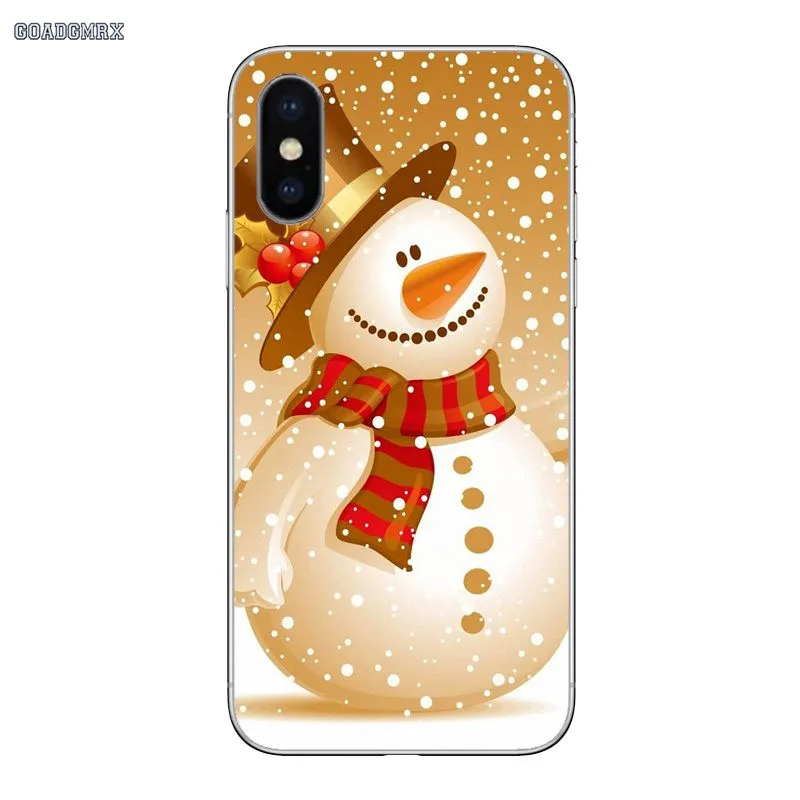Снеговик Санта Клаус для Samsung Galaxy A3 A5 A7 A750 2016 2017 A10 A30 A40 A50 A70 A6 A8 A9 плюс J8 2018