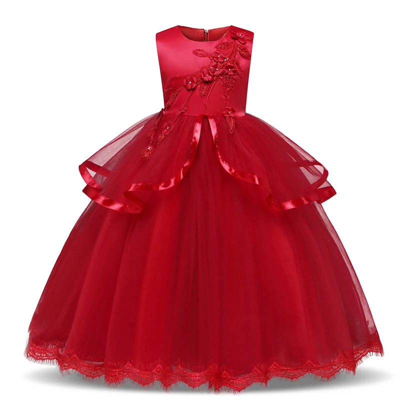 Girls Dress Elegant New Year Princess Children Party Wedding Gown Kids Dresses for Birthday Vestido Wear | Детская одежда и обувь