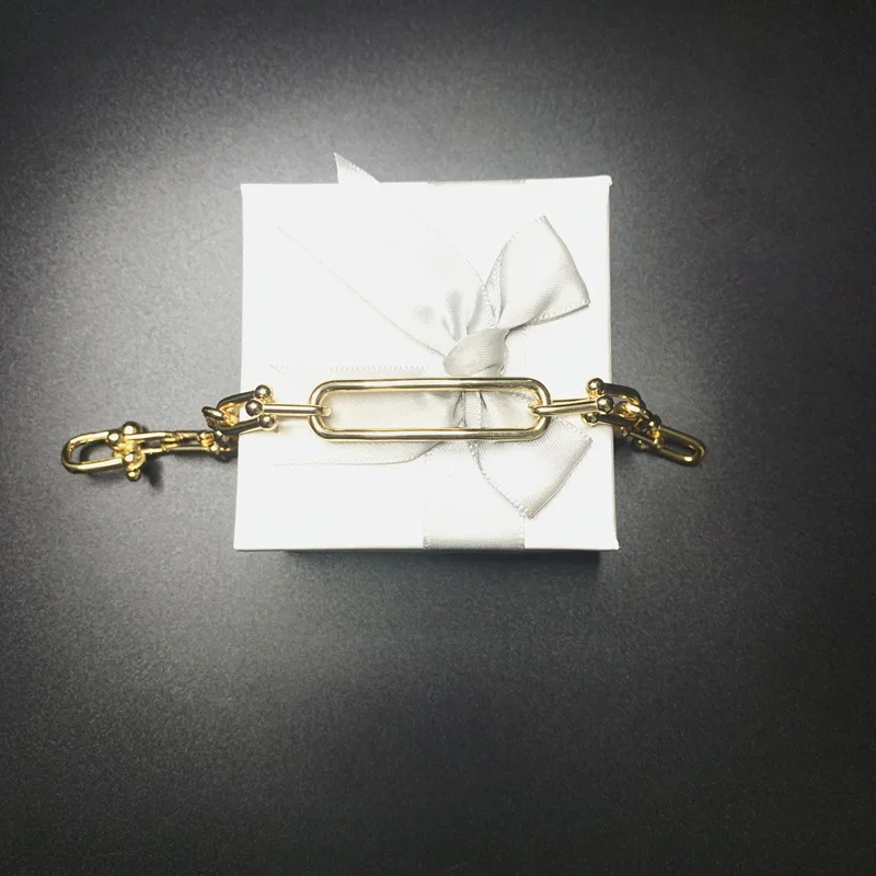 2021 new woman hot selling brand ttff 925 sterling silver hip hop heavy metal u shaped thick bracelet party jewelry gift co free global shipping