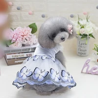 summer pet cat dog princess dress cute pet printed wedding ballet tutu dresses fashion apparel puppy style xs s m l xl
