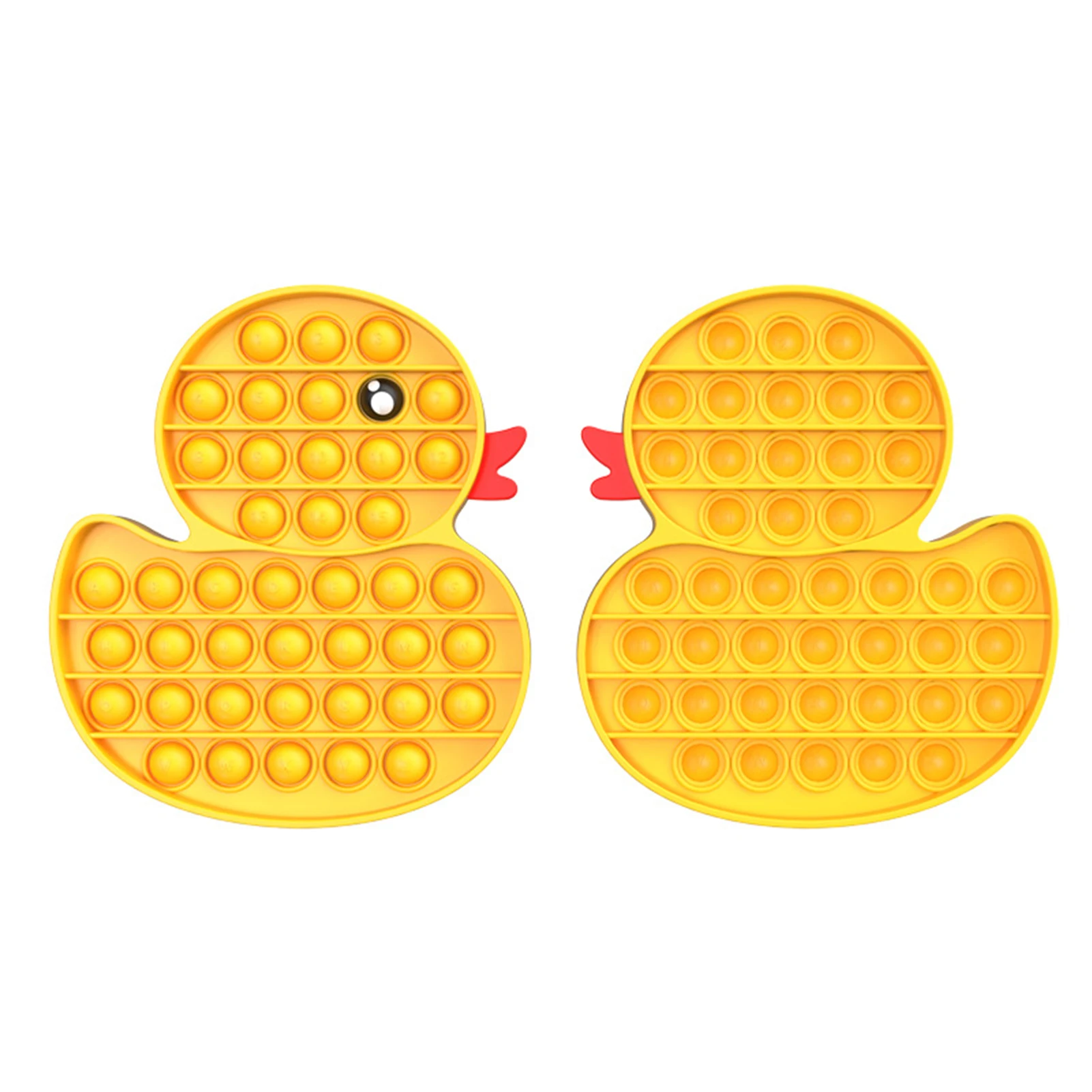 Милая желтая утка в форме популярного спиннера игрушка для снятия стресса