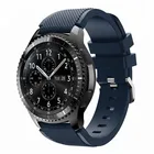 Ремешок силиконовый для Samsung Galaxy Watch 3 41 45 мм, спортивный браслет-петля для Galaxy 42 46 мм Active 1 2 40 мм 44 мм, 20 мм 22 мм