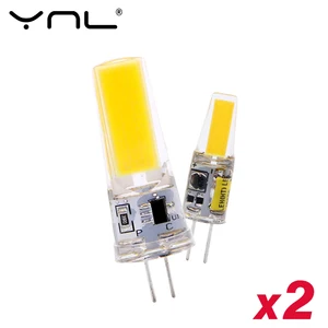 Светодиодная лампочка G4 G9 E14, 2 шт.лот, сменные галогенные лампы для прожекторов и люстр холодного и теплого белого света, 12 В постоянного тока, 220 В переменного тока, 3 Вт, 6 Вт