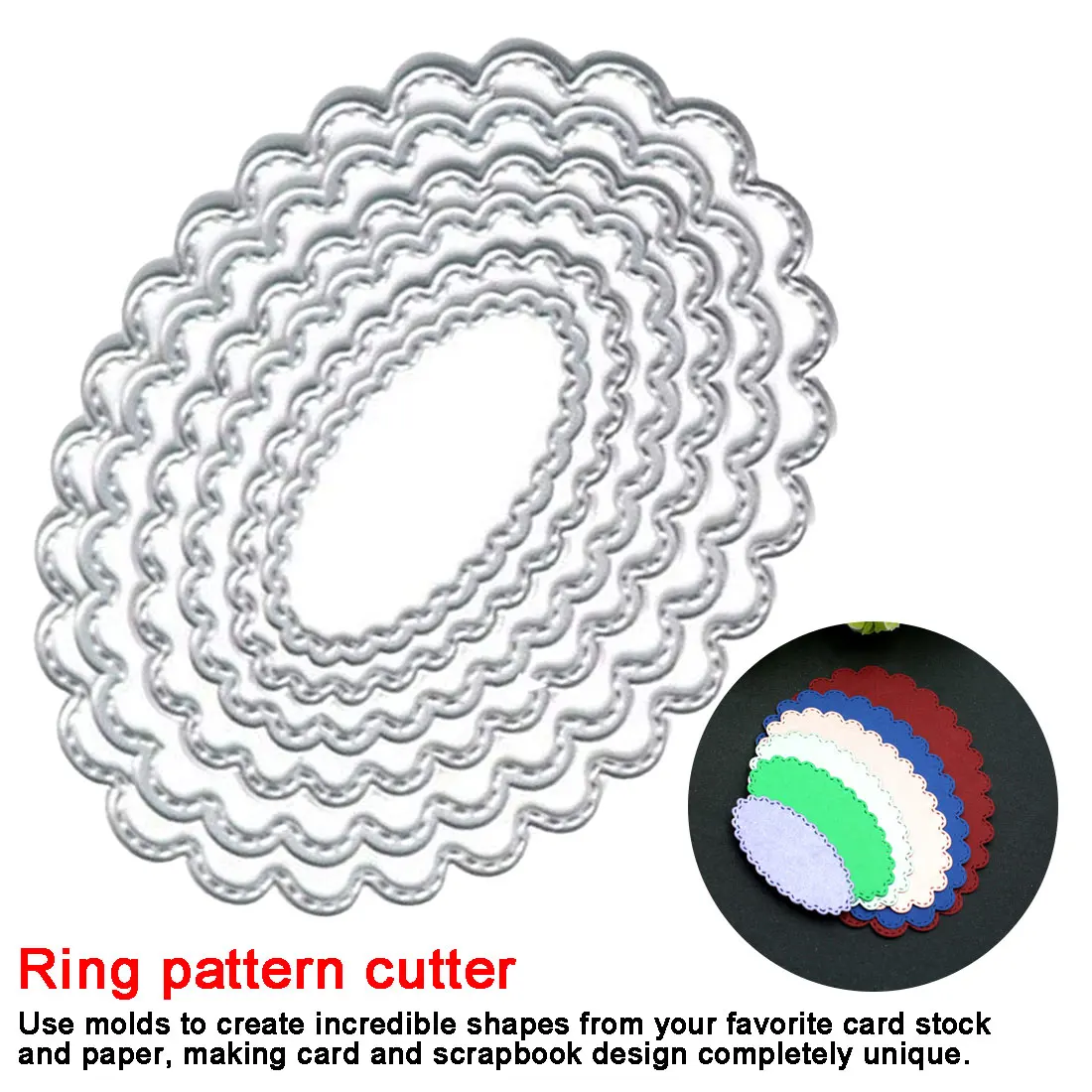 Металлические режущие штампы квадратное сердце круг die Прямоугольник Овальный