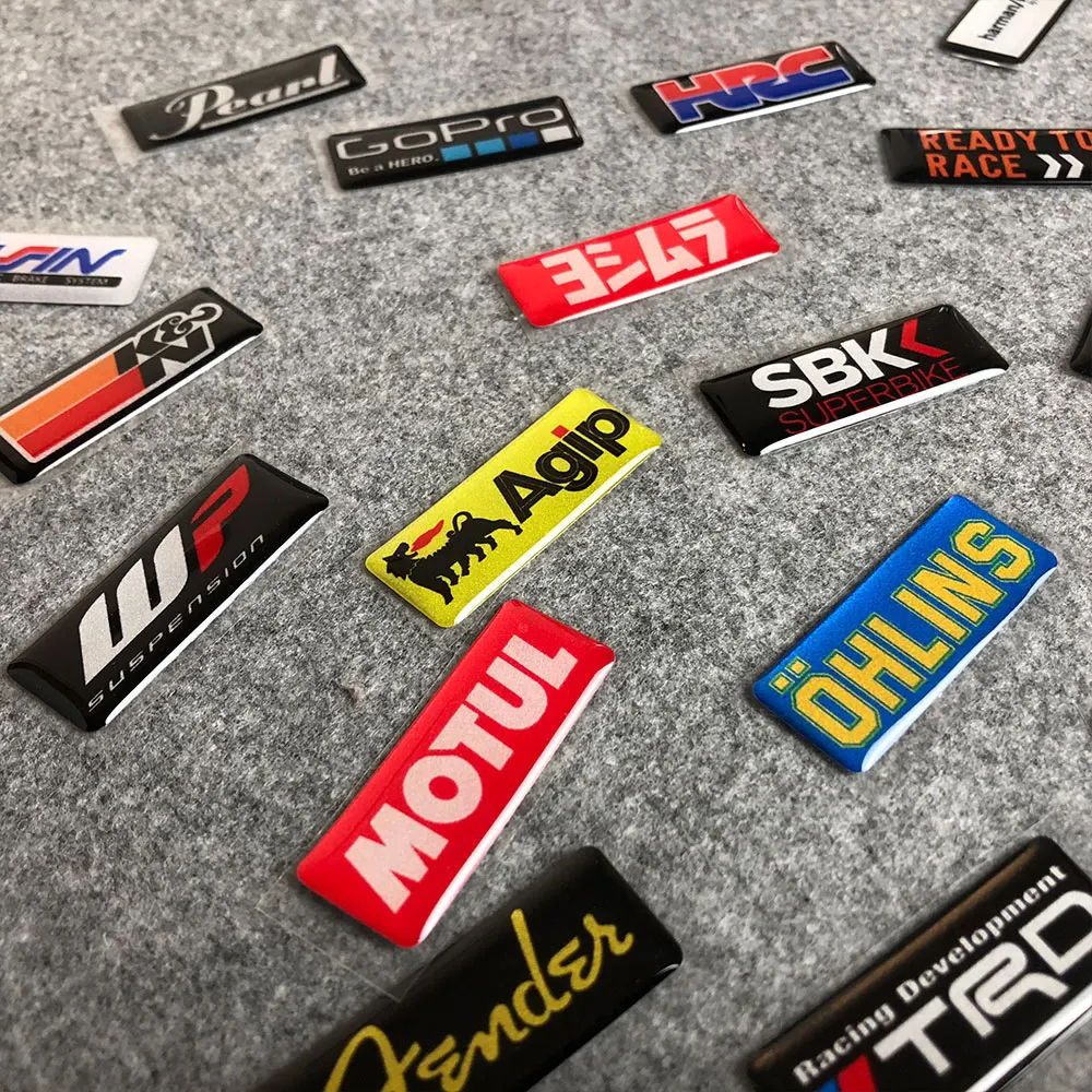 Светоотражающая 3D наклейка аксессуары для мотоциклов танк шлем спонсорская