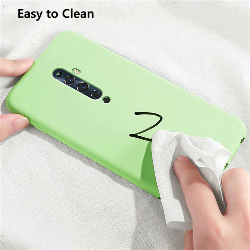 for oppo reno2 z case rubber ultra thin liquid silicone shockproof soft tpu case for oppo reno 2 z case cover for oppo reno ace2 free global shipping