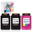 Картридж для принтеров чернильные картриджи для HP, 302, 4520 XL, черный и трехцветный, совместим с принтерами 2130, 2132, 1110, 3630, 5220, Officejet