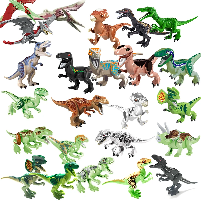 Игровой набор Динозавров Юрского периода игрушечный конструктор индораптор