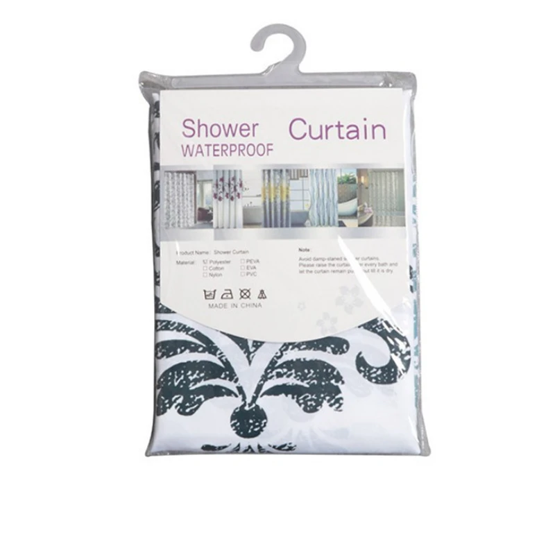 Водонепроницаемая занавеска для душа в скандинавском стиле комплект из 12