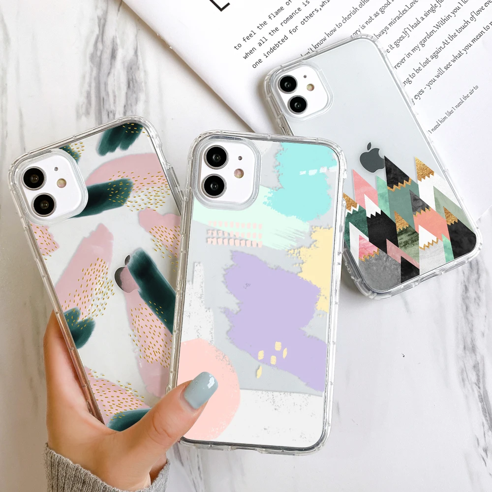 Phone Case For iPhone 11 Cases Funda For Apple iPhone 13 11 12 Pro Max XR XS Max X 8 7 Plus 6 6S 12 Mini Soft Shockproof Covers