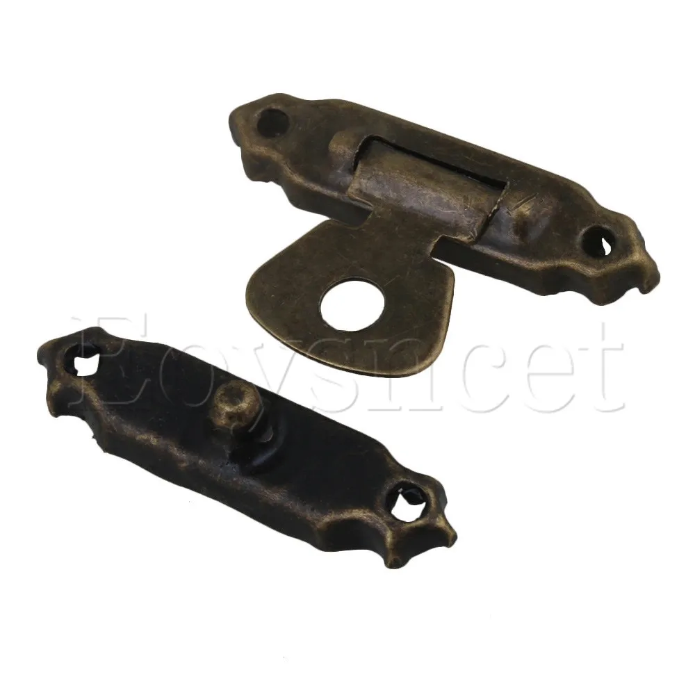 10 шт Мини ящик для украшений коробка пряжки Переключить Засов железа фиксатор