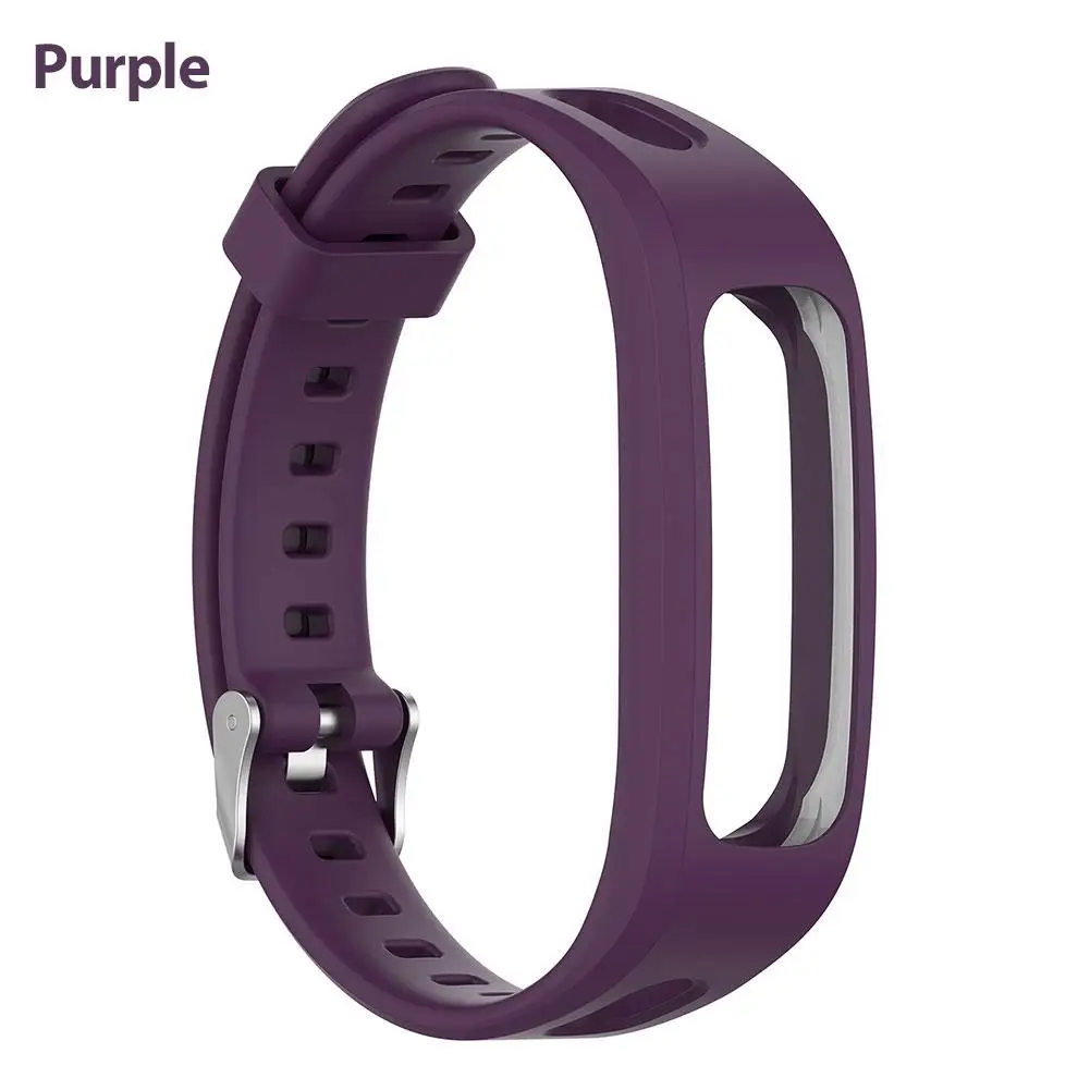 Силиконовый спортивный ремешок для наручных часов, ремешок для huawei Band 3e 4e huawei Honor Band 4, версия для бега, Смарт-часы, браслет