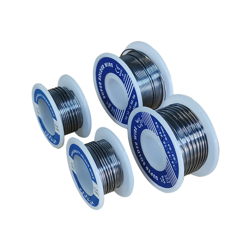 

0.8mm 1.0mm 20g 50g 100g Soldering Tin Wire Tin Melt Rosin Core Solder Soldering Wire Roll No-clean FLUX 2.0%