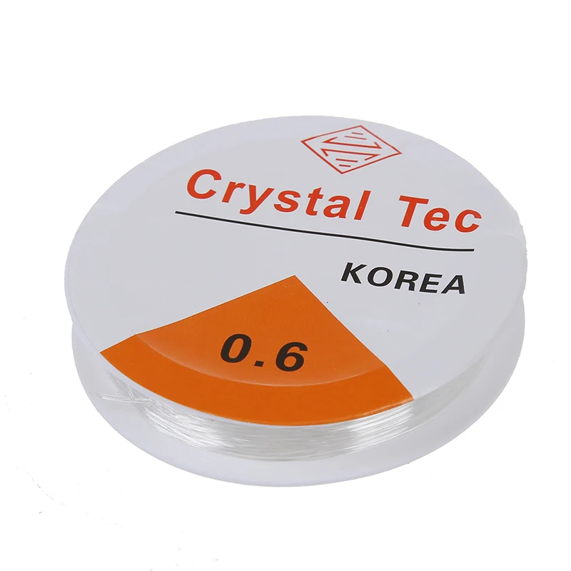 10 м проволока/веревка эластичная для нарезания бусин белый|Рыболовные лески| |