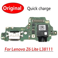 original usb charging port dock plug connector board for lenovo z6 lite l38111 jack charge board with mic microphone flex cable