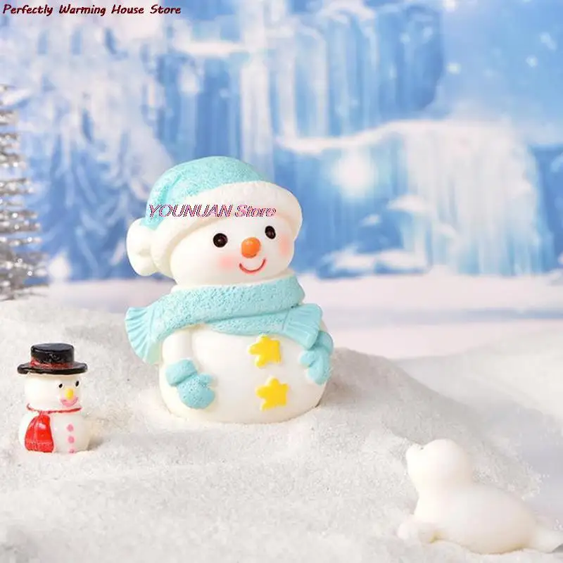

Christmas Miniature Statue Decor Micro Landscape Portable Decor For Home Desktop