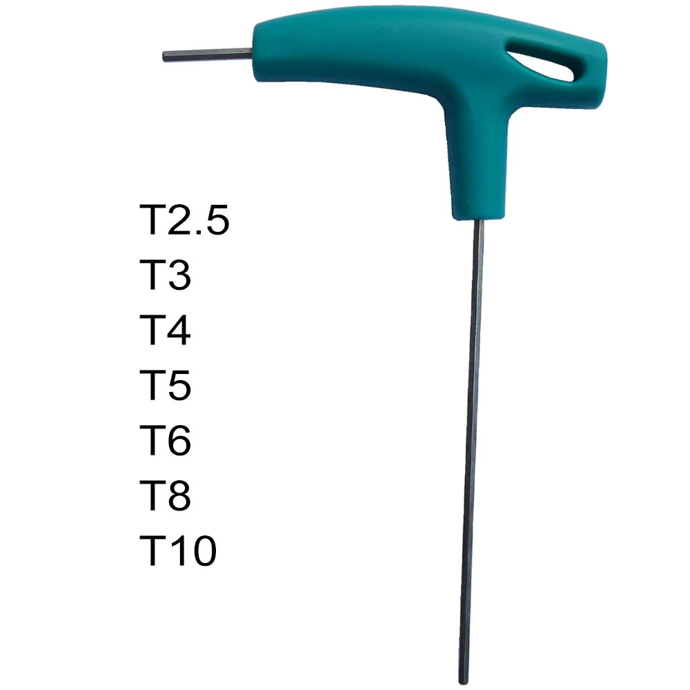 

T Handle Allen Wrench Set Metric Meter Thandle Tee Handle Allen Hex Key T2.5 T3 T4 T5 T6 T8 T10 Vehicle Maintenance Metric