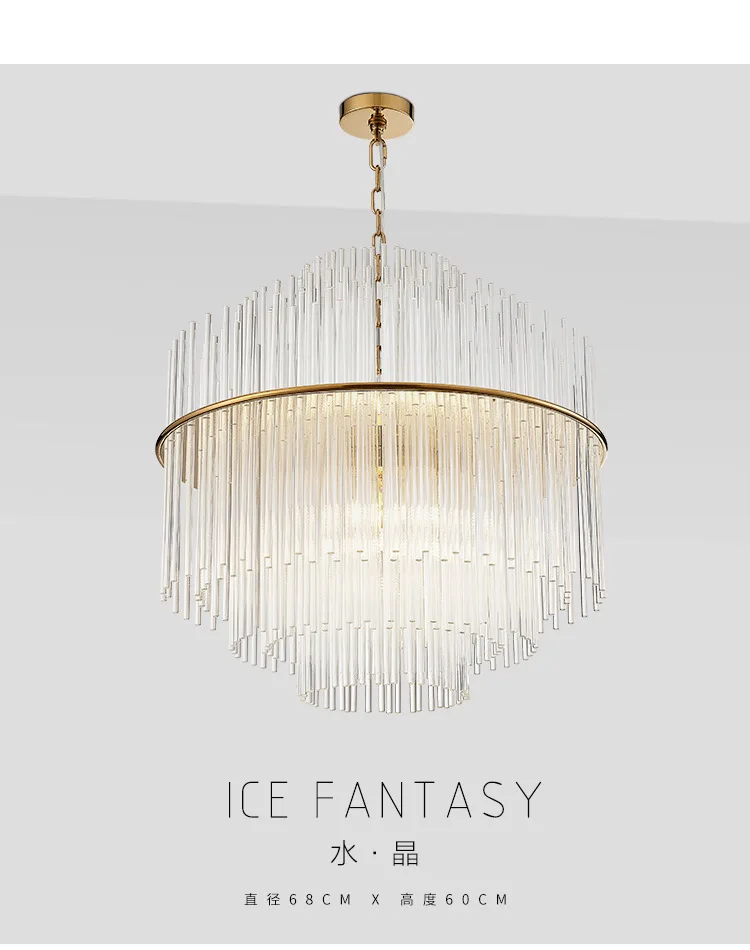 Скандинавская Люстра для гостиной домашняя стеклянная Минималистичная