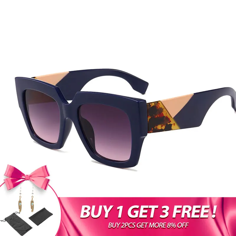 Mimiyou 2018 квадратные женские солнцезащитные очки винтажные модные негабаритные