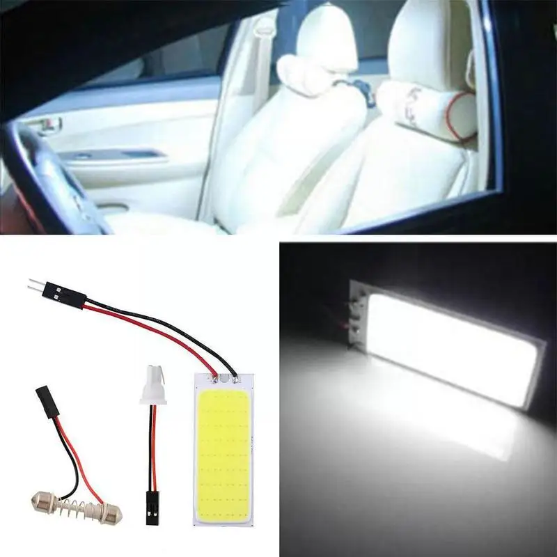 Авто 1 компл. 12 В ксеноновая Белая светодиодная купольная карта светильник