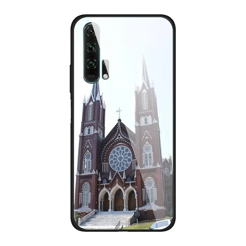 

St Joseph's Catholic Church Glass Phone Case Shell For Huawei P20 Pro P30 Lite Mate 9 10 20 Pro Nova 3i 5 3E Cover Accessories