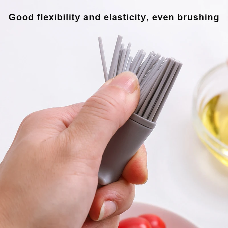 

Pastry Brush Basting Brush BBQ Sauce Marinade Meat Silicone Brush Heat Resistant Food Grade Cooking Brush for Kitchen F2
