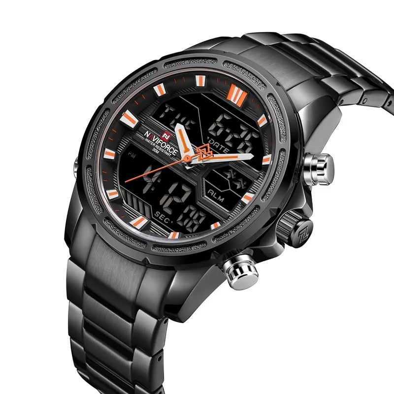 

Relogio Masculino Luxury Fashion Men's Watches Sports Casual Quartz Watch Calendar Waterproof Stainless Steel Business Watch