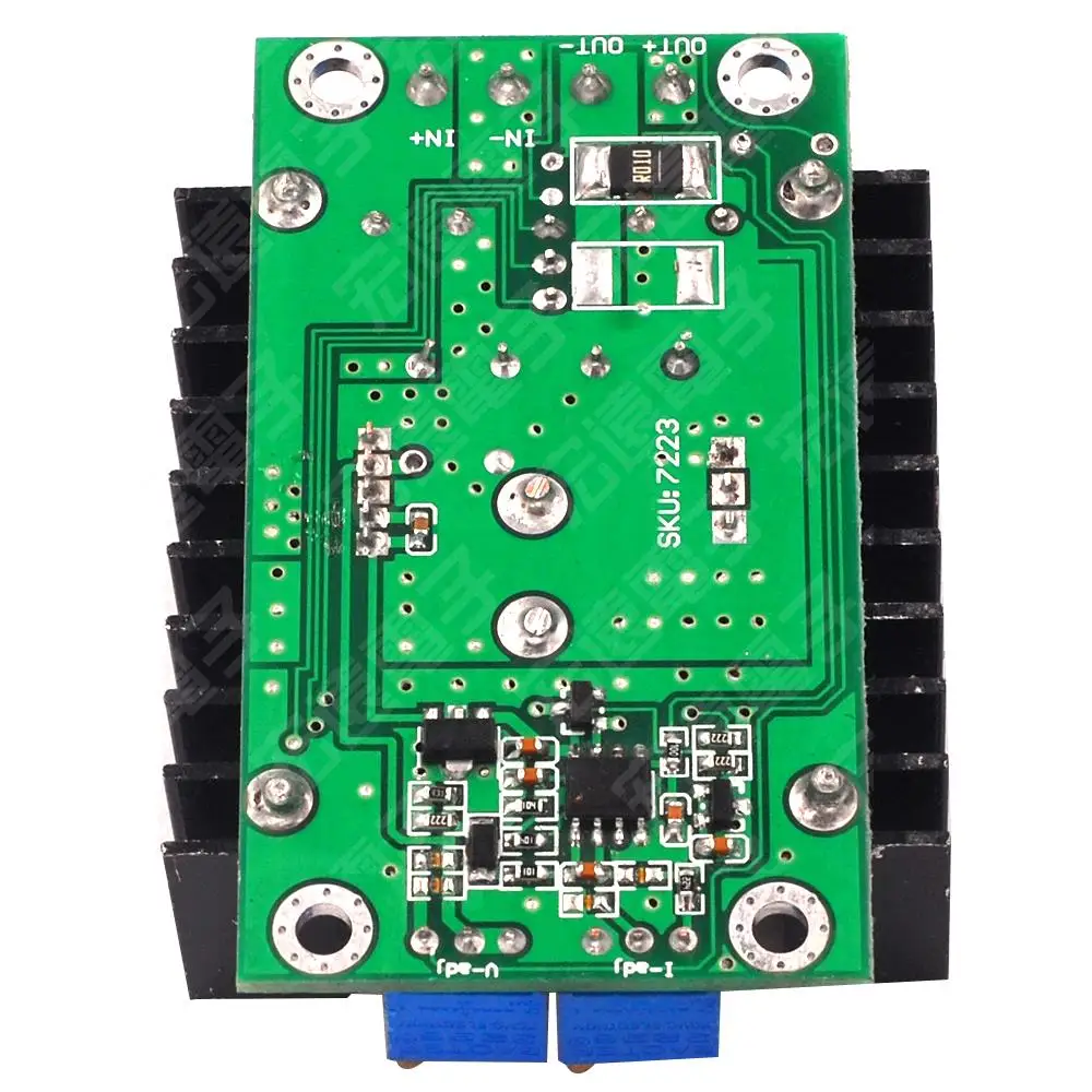 DC Высокая мощность низкая пульсация 12А 15а Регулируемый понижающий модуль 98%