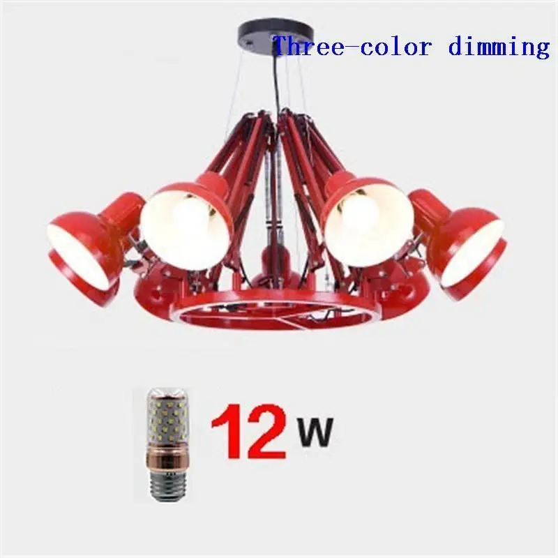 Bambini промышленный Декор Светильник на подтяжках Lampara Techo Colgante Lustre E Pendente Para Sala De Jantar