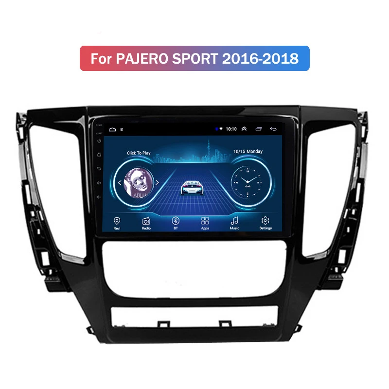 Автомобильный Радио GPS мультимедийный блок плеер для Mitsubishi Pajero Sport 16 18 Навигатор