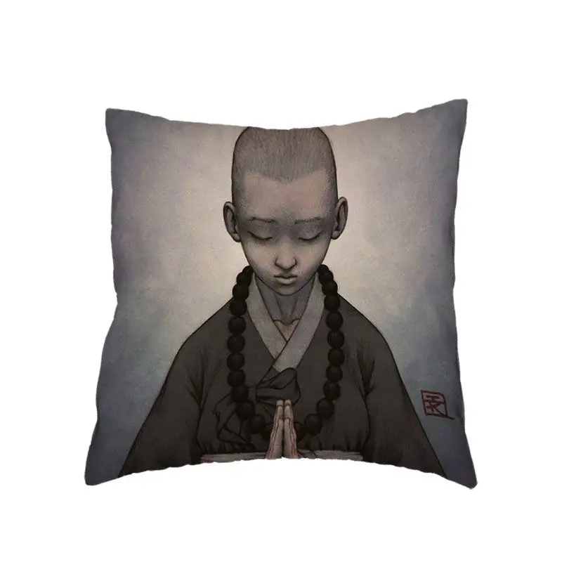 Наволочка в китайском классическом буддийском стиле китайские иероглифы кланы