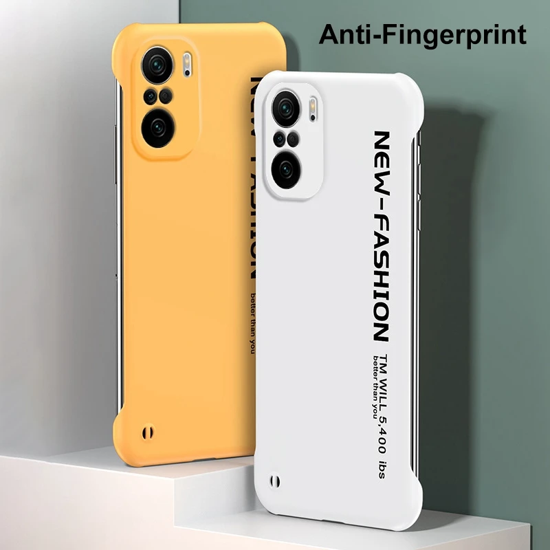 frameless hard phone case for xiaomi mi 11i 11 lite ultra mi poco f3 x3 gt f2 m3 pro redmi note 9 9t 10t 10x k40 pro cover case free global shipping