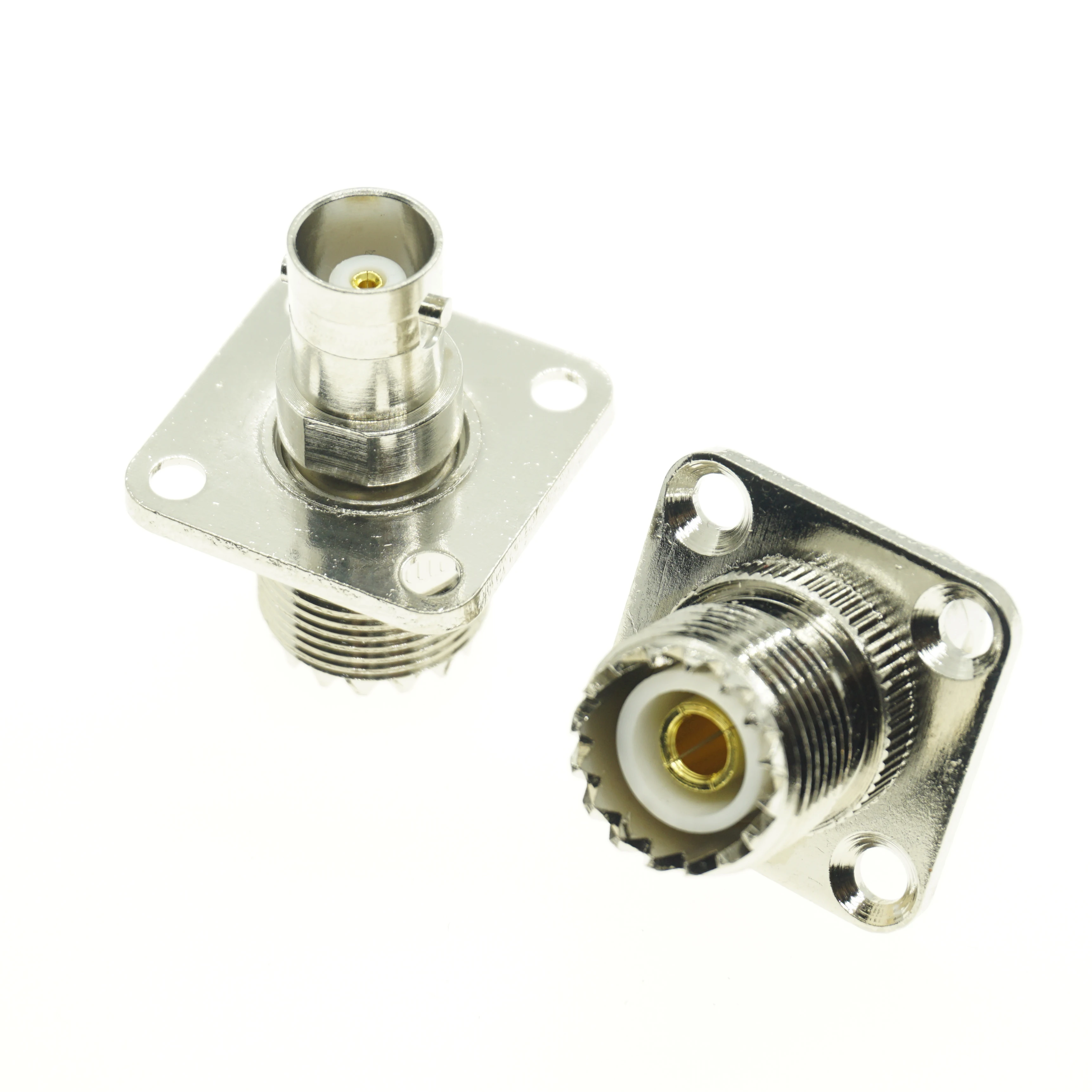 1 кабель BNC UHF PL259 SO239 гнездо в 4 отверстия фланцевое крепление шасси Панельное
