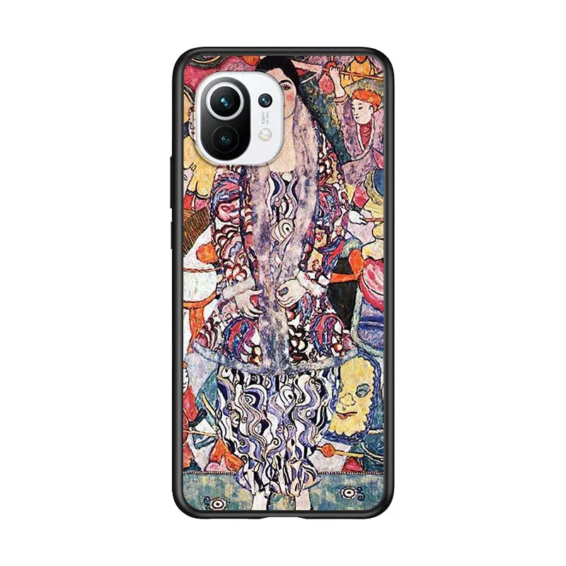 

Gustav Klimt Fashion for Xiaomi Mi 11 10T Note 10 Ultra 5G 9 9T SE 8 A3 A2 A1 6X Pro Play F1 Lite 5G Black Phone Case