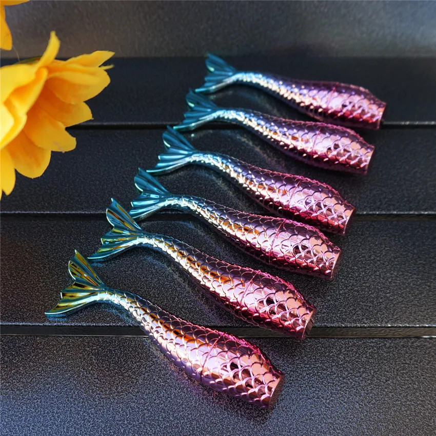 

3ml/g Pink Blue Gradients Mermaid Lip Glaze Bottle Empty Gloss Tube Bottle Lipgloss Tube DIY Lip Gloss Cosmetic Container