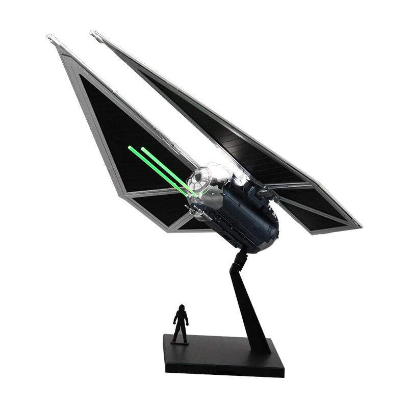 

BANDAI 24cm Star Wars Metal Color 1/72 TIE Striker Anime Figure Action Toy Figures Assembly Assembling Model Collection Toys