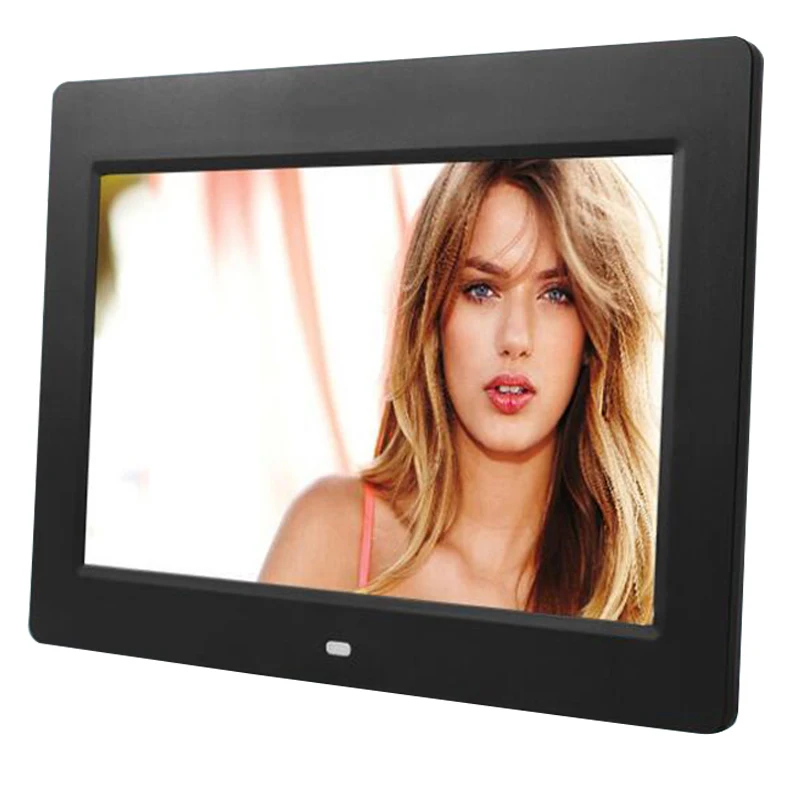 Цифровая фоторамка 10," HD TFT-LCD 1024*600 Цифровая фоторамка Будильник MP3 MP4 видеоплеер