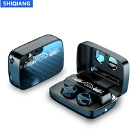 m9 tws bluetooth 5 1 earphones 2000mah charging box wireless headphone stereo sports waterproof earbuds headsets hd led display