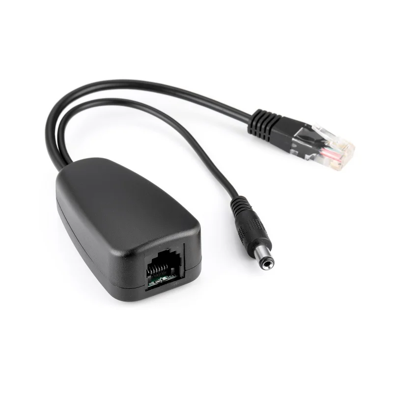 Активный сплиттер PoE power по Ethernet 24V to 12V 2A IEEE802.3af standard Charm