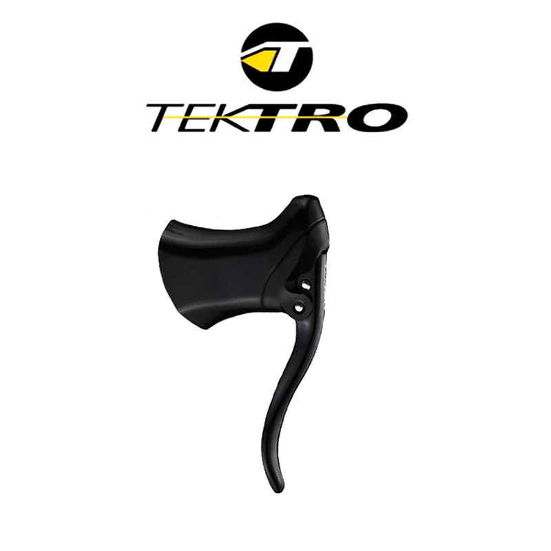 Pаспродажа Рычаг тормоза TEKTRO RL340 для горного и шоссейного велосипеда, Алюминиевый Рычаг Аэро, быстроразъемный механизм с резиновой блендой, руль 23,8 и 24,...