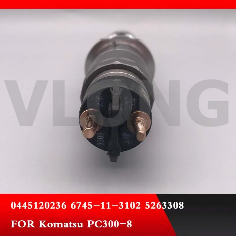 Форсунка дизельного топлива Common Rail 0445 120 236 для Komatsu PC300 Cummins 0445120236 форсунка