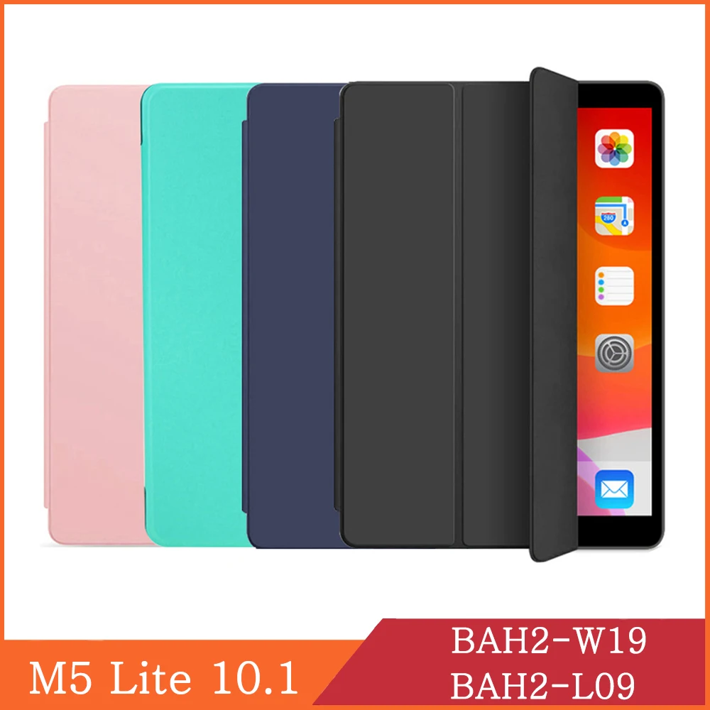

Funda Huawei MediaPad M5 Lite 10.1 2018 BAH2-W09/L09/W19 Magnetic Stand Tablet Case Auto Wake/Sleep Leather Flip Smart Cover