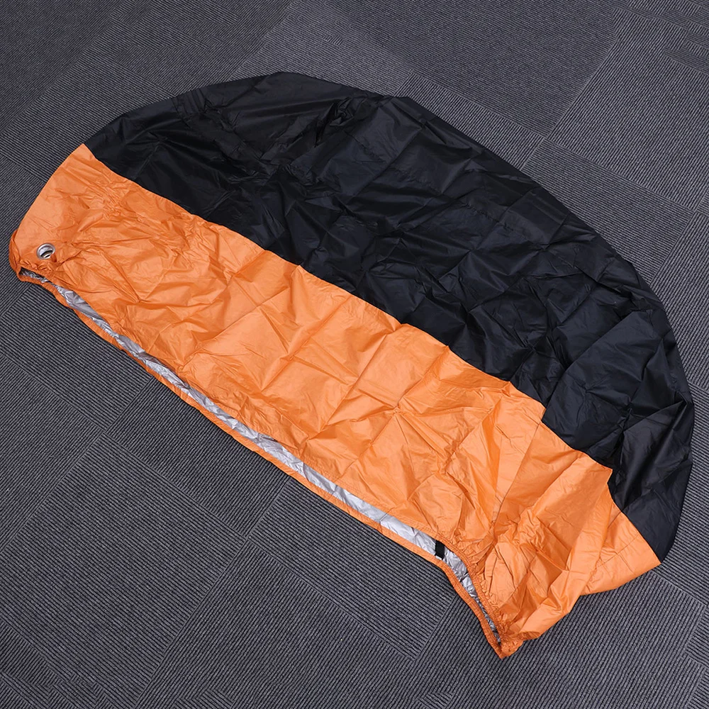

Black Motorcycle Motorbike Waterproof Water Resistent Rain UV Protective Breathable Cover Outdoor Indoor With Storage Bag Size-X