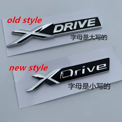 Новый XDrive старый XDRIVE крыло багажник автомобиля эмблемы для BMW X1 X3 X4 X5 X6 X7 стайлинга