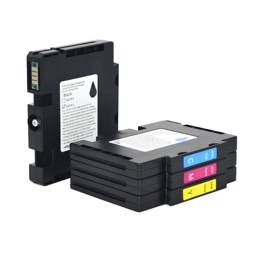 Пустой совместимый чернильный картридж GC41 с чипом для принтера Ricoh Aficio SG 3110DN 3100 2100