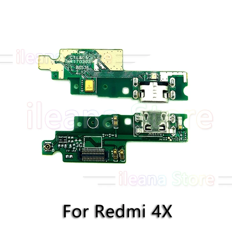 For Redmi 4X USB Дата зарядный порт зарядное устройство док-разъем гибкий кабель для Xiaomi Redmi Note 3 3s 4 4x Pro Prime Замена - Цвет: For Redmi 4X