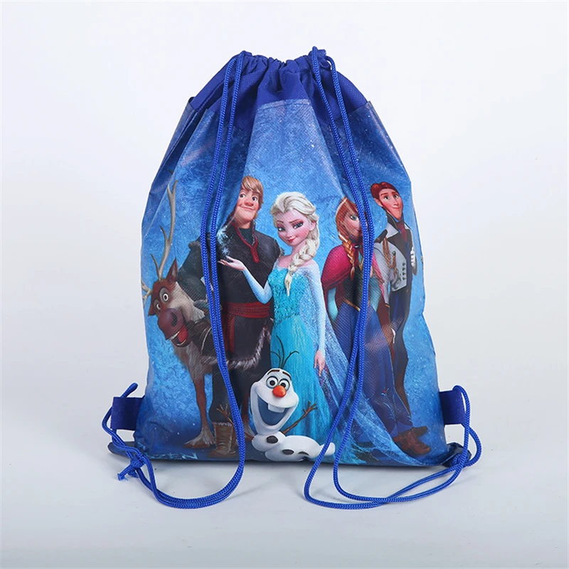 

Disney new cartoon princess Frozen Elsa Anna children bag storage girl boy gift cute packet Swimming package cosmetic toy doll