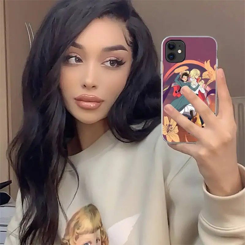 

Miyazaki Hayao Howls Moving Castle Phone Case For iphone 12 mini 5 5s 5c se 6 6s 7 8 plus x xs xr 11 pro max