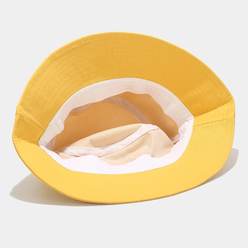 

New Banana Letter Embroidery Fisherman Hat Women Bucket Hat Summer Outdoor Hiking Student Sun Protection Hat Unisex Panama Cap